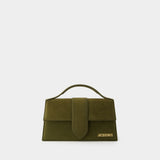 Sac Le Grand Bambino - Jacquemus - Cuir - Kaki Foncé