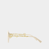 Lunettes Pralu - Jacquemus - Acétate - Off White