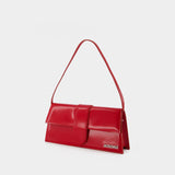 Sac Le Bambino Long - Jacquemus - Cuir - Rouge