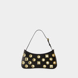 Sac Le Bisou Rond Carre - Jacquemus - Cuir - Noir