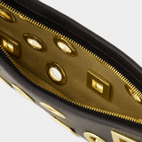 Sac Le Bisou Rond Carre - Jacquemus - Cuir - Noir