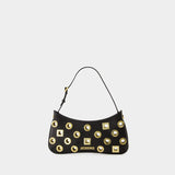 Sac Le Bisou Rond Carre - Jacquemus - Cuir - Noir
