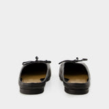 Les Mules Plates Ballet - Jacquemus - Cuir - Noir