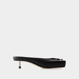 Mules Basses Ballet - Jacquemus - Cuir - Noir