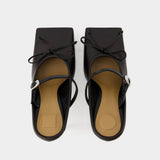 Escarpins Les Chaussures Ballet - Jacquemus - Cuir - Noir