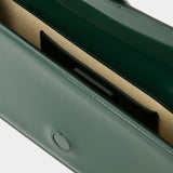 Sac Le Bambino Long - Jacquemus - Cuir - Vert Foncé