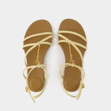 Sandales Pralu P - Jacquemus - Cuir - Ivoire
