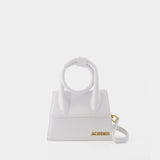 Sac Le Chiquito Nœud en Cuir Blanc