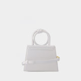 Sac Le Chiquito Nœud en Cuir Blanc