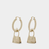 Boucles d'Oreilles Les Créoles Chiquito en Laiton Doré