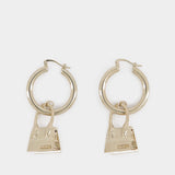 Boucles d'Oreilles Les Créoles Chiquito en Laiton Doré