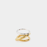 Bague Triplet - Charlotte Chesnais - Argent/18K Plaqué Or