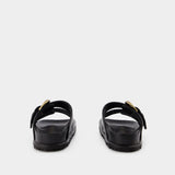 Sandales - Marine Serre - Cuir - Noir