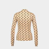 T-Shirt Regenerated All Over Moon - Marine Serre - Beige