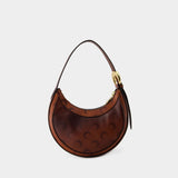 Sac Hobo Mini Eclips - Marine Serre - Cuir - Marron