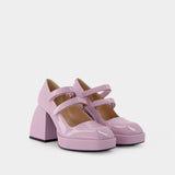 Babies Bulla 65 en Cuir Violet