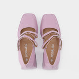 Babies Bulla 65 en Cuir Violet