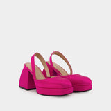 Talons Bulla Jones 65 en satin Rose
