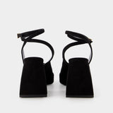 Talons Bella Suki en Cuir Noir