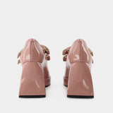 Escarpins Bulla Babies - Nodaleto - Cuir - Vernis Rose