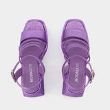 Sandales Bulla Chibi - Nodaleto - Cuir - Violet