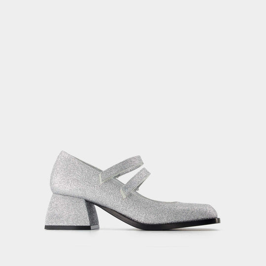 Escarpins Bulla Bacara - Nodaleto - Cuir - Silver Glitter