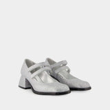 Escarpins Bulla Bacara - Nodaleto - Cuir - Silver Glitter