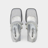 Escarpins Bulla Bacara - Nodaleto - Cuir - Silver Glitter