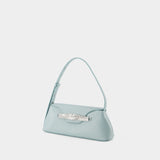 Sac Hobo Eva - Elleme - Cuir - Turquoise