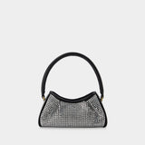 Sac À Main Small Dimple - Elleme - Strass - Argenté/Noir