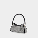 Sac À Main Small Dimple - Elleme - Strass - Argenté/Noir