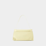 Sac Hobo Long Papillon - Elleme - Cuir - Vanille
