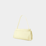 Sac Hobo Long Papillon - Elleme - Cuir - Vanille