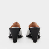 Mules Eclair Zip - Elleme - Cuir - Blanc
