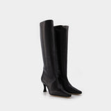 Bottes Stevie 42 en Cuir Noir