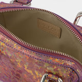 Sac Dora en Cuir Violet