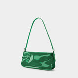Sac Dulce en Cuir Verni Vert