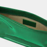Sac Dulce en Cuir Verni Vert