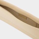 Sac Dulce Long en Cuir Beige