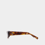 Lunettes Rodeo - By Far - Acétate - Havana