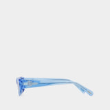 Lunettes Rodeo - By Far - Métal - Transparent Azur