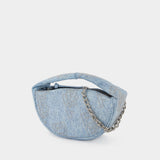 Sac À Main Baby Cush - By Far - Cuir - Denim