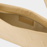Sac Hobo Dulce - By Far - Cuir Verni - Kraft