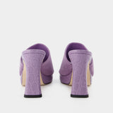 Mules Beliz - By Far - Cuir - Violet