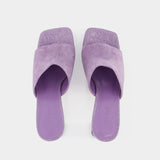 Mules Beliz - By Far - Cuir - Violet