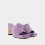 Mules Beliz - By Far - Cuir - Violet