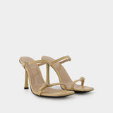 Mules Flick - By Far - Cuir - Kraft