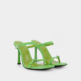 Mules Flick - By Far - Cuir - Vert