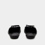 Mules Finn - By Far - Cuir - Noir