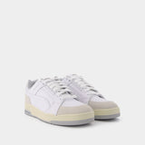 Baskets Slipstream Retro en Cuir Blanc